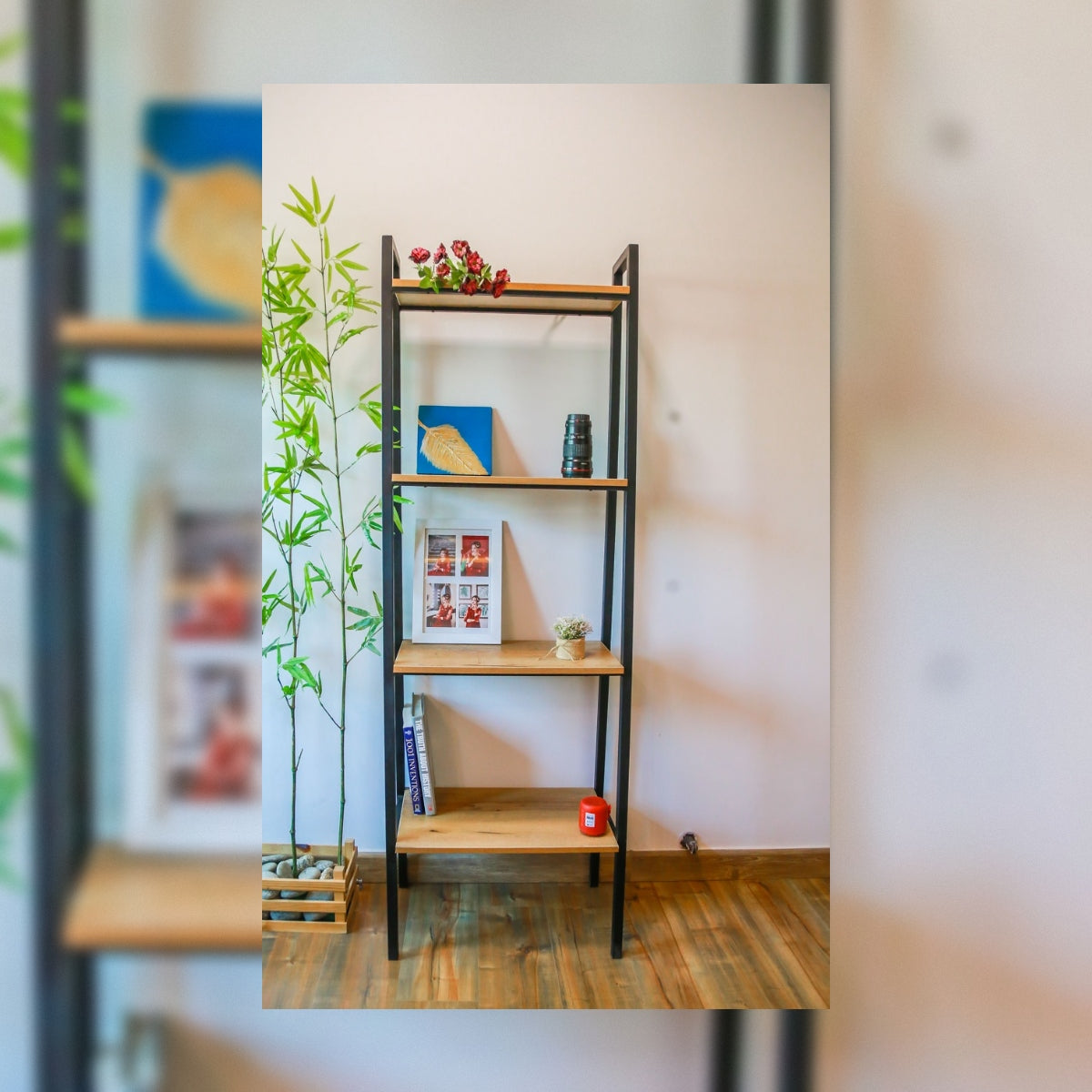 Ladder Style Shelf – Metal Frame
