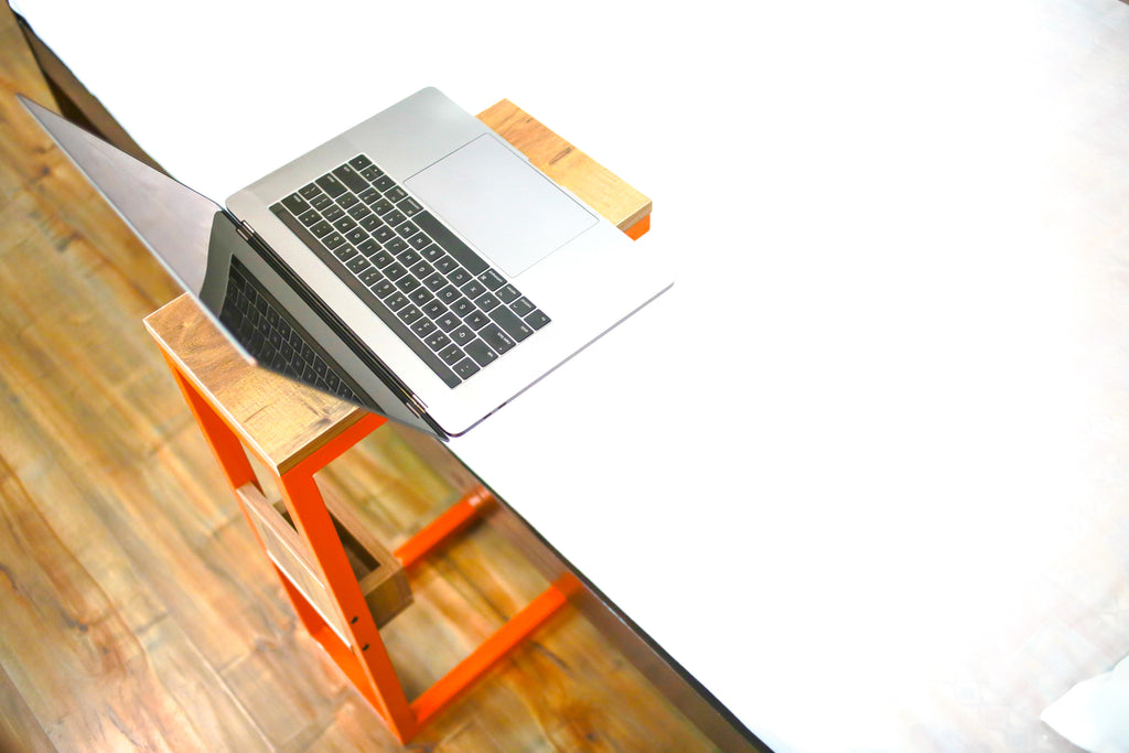 C Table for Sofa & Bed with Metal Frame